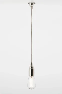 Thornpete Suspension Minimaliste En Nickel Poli